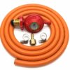 Igt 37Mbar Propane Hand Wheel Gas Regulator Hose Kit For bbqs with a 1/4 bsp connection - Image 2