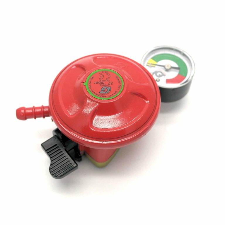 Igt Patio Gas Regulator With Pressure Gauge 27Mm Clip On 5 Year