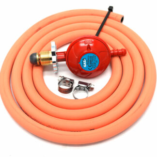 Hg Hand Wheel Propane Regulator 2M Hose Kit Fits Red Calor Gas & Flogas Cylinder