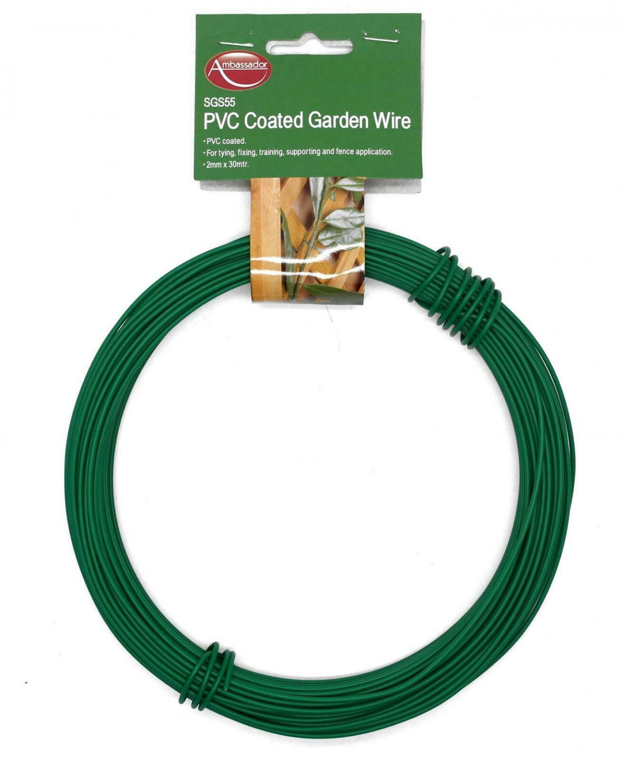 20m X 3.5mm Plastic Coated Garden Wire Plant Ties Huddersfield Gas Trade
