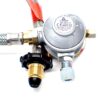 30mbar 8mm Outlet Caravan Regulator 0.5m Over braded HW Propane Pigtail Kit - Image 2